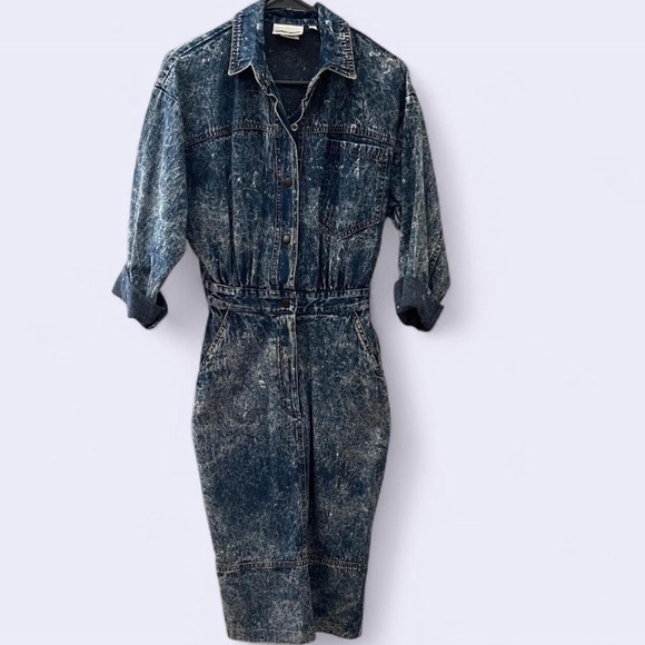 coloursport Dresses & Skirts - 1980s denim jacket dress